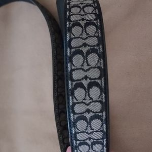 Coach dog collar and matching leash